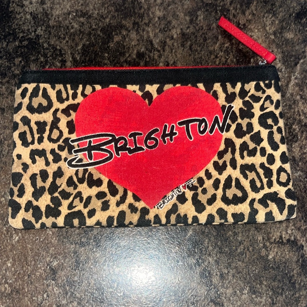 Brighton Leopard Print Love Pouch